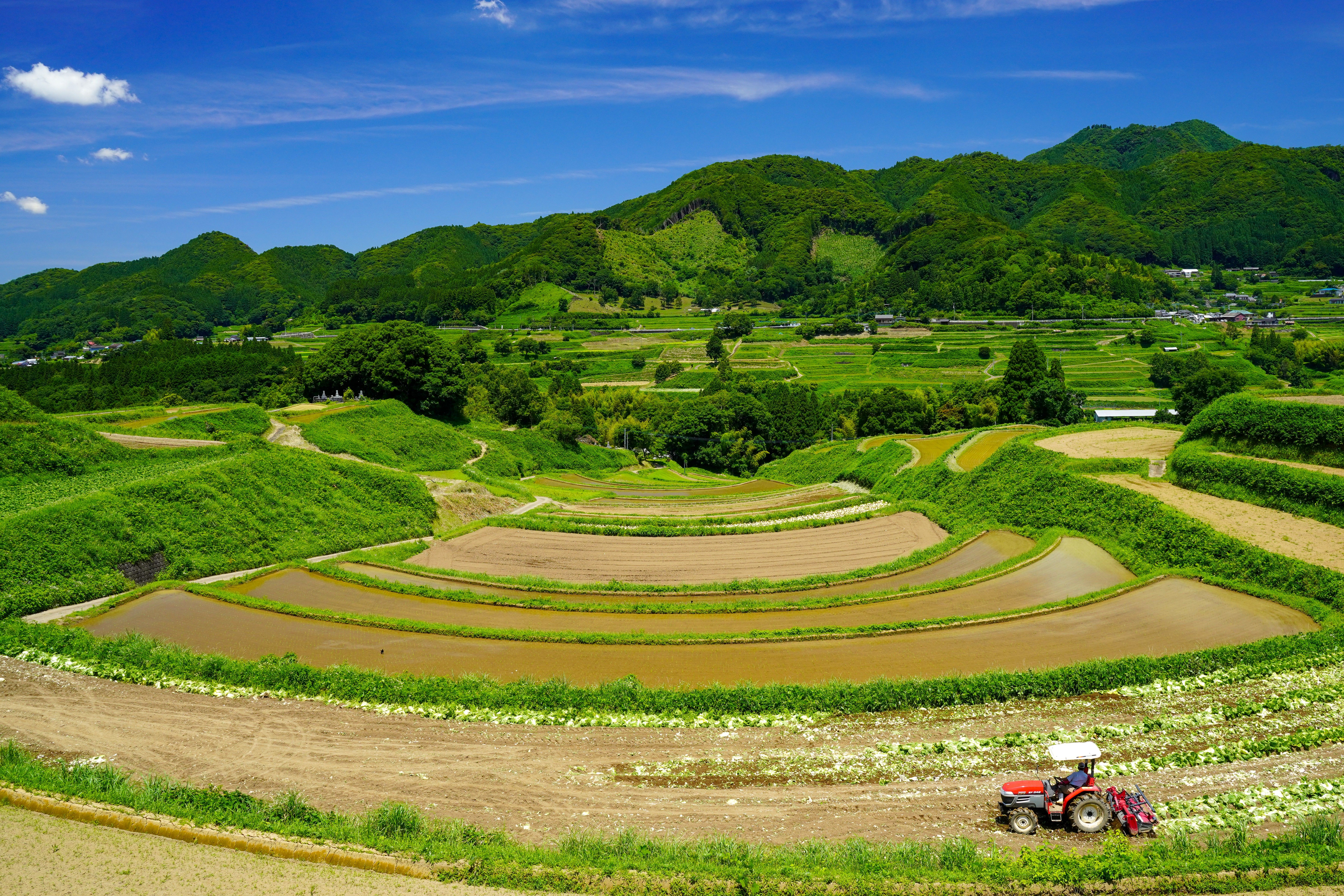 進む田植え準備