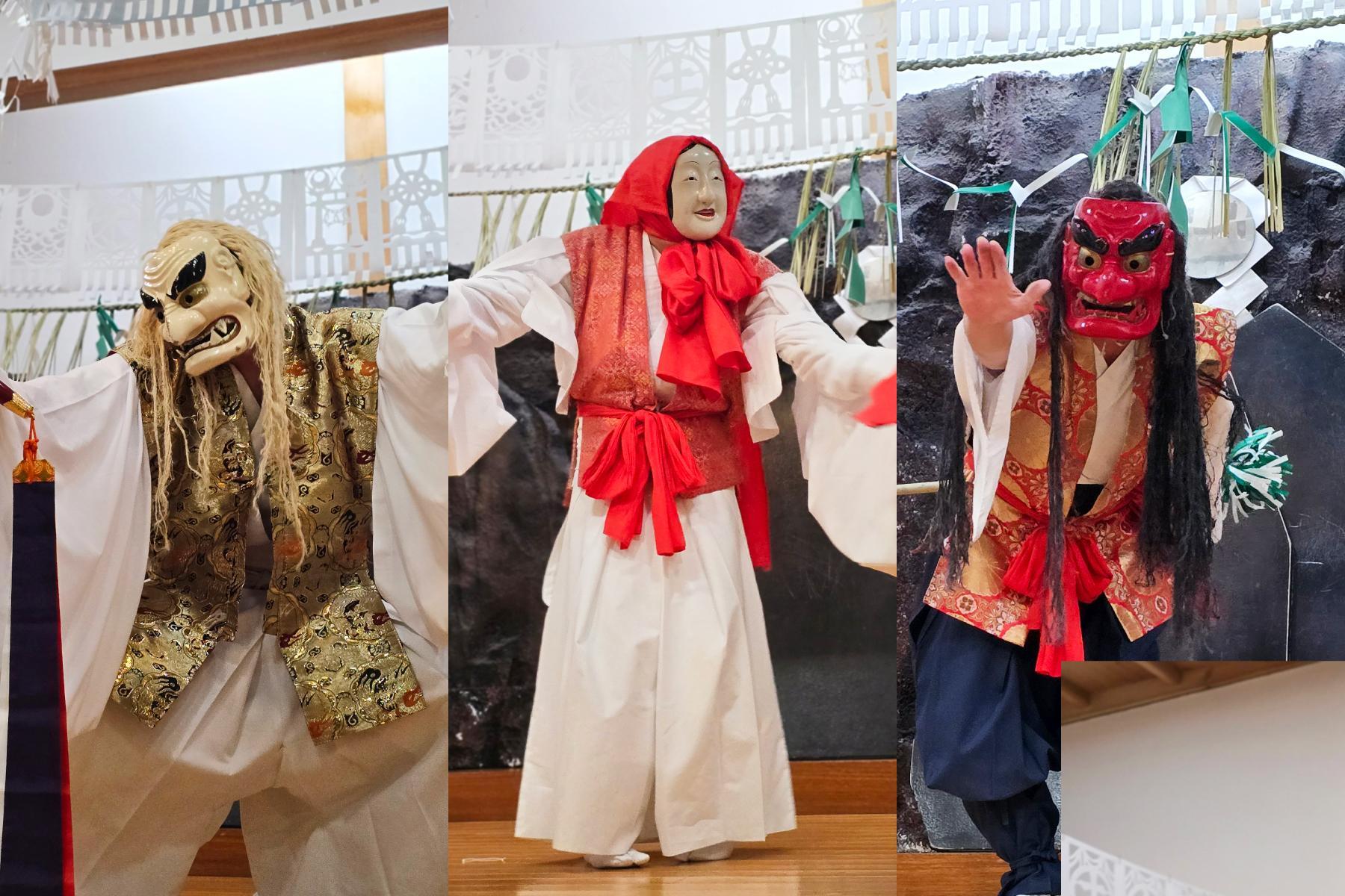 高千穂の夜神楽で収穫への感謝を-1