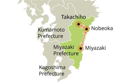 Takachiho–Nobeoka–Miyazaki excursion ticket-1