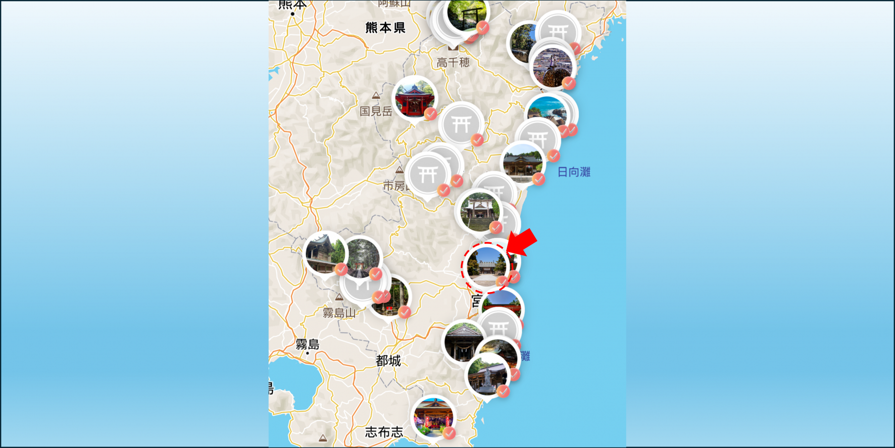 ②MAPをタップ！-1