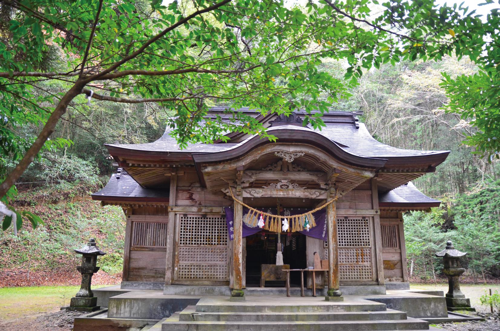  ④13:20～13:50　二上神社／高千穂町 
