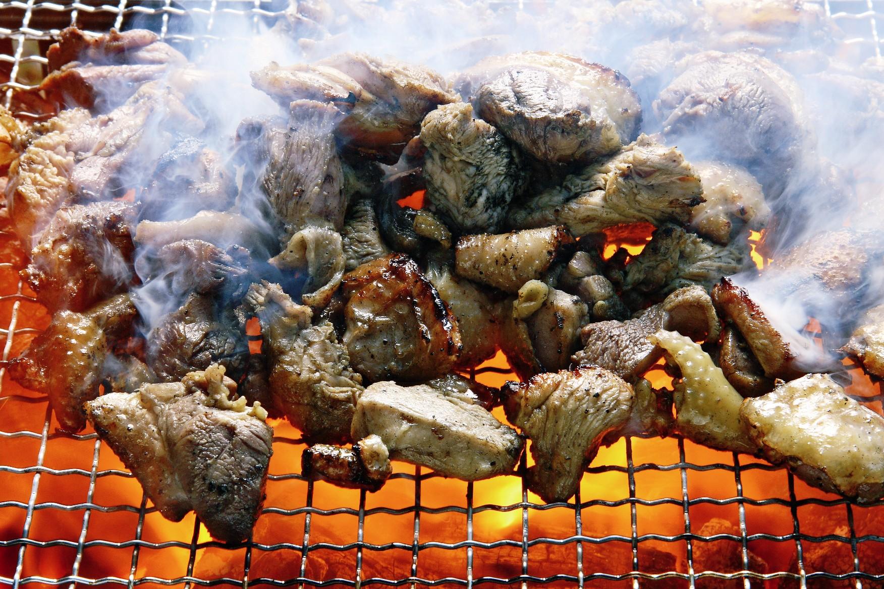 地鶏炭火焼き-1