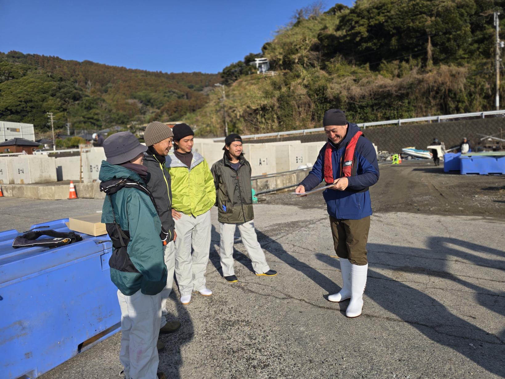 頼れる船長と「海心丸」へ乗船-1