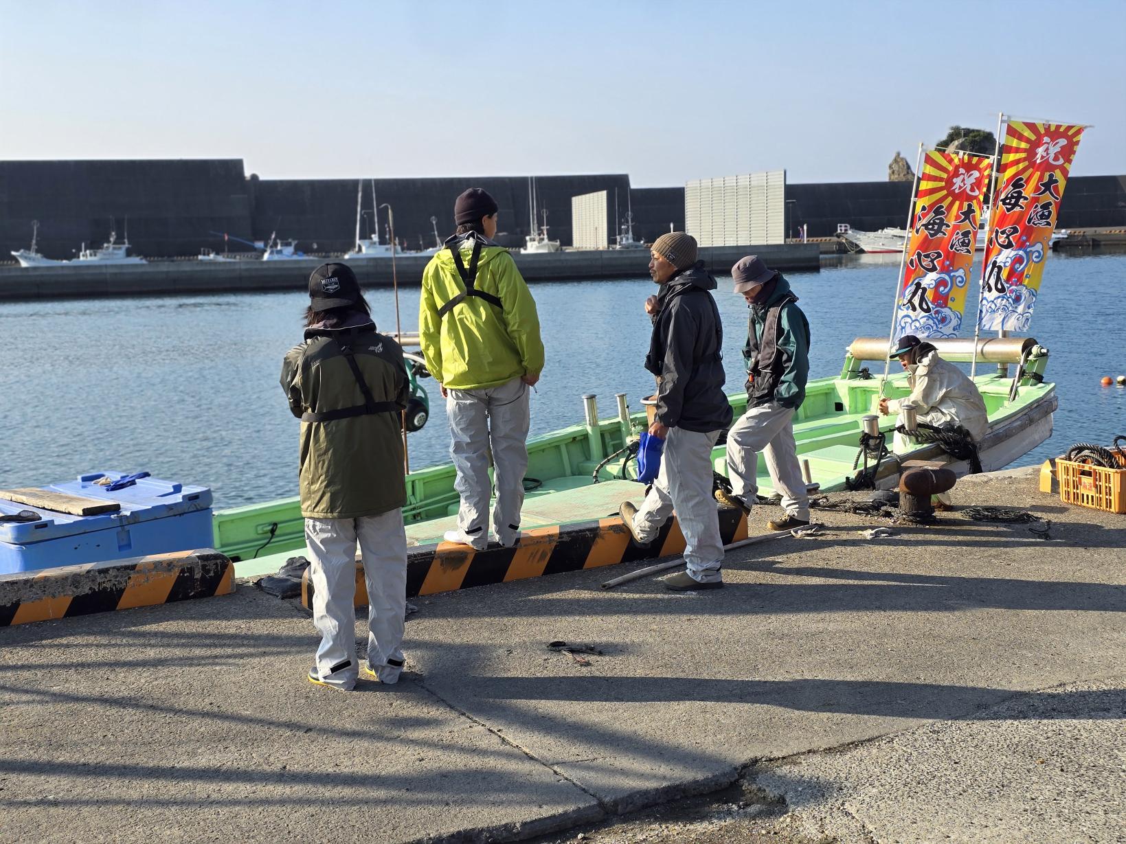 頼れる船長と「海心丸」へ乗船-4