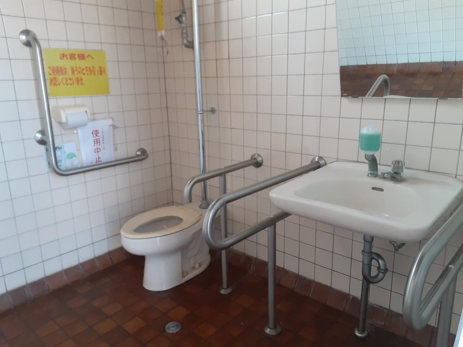 駐車場内の多目的トイレ内部（トイレ1）-1