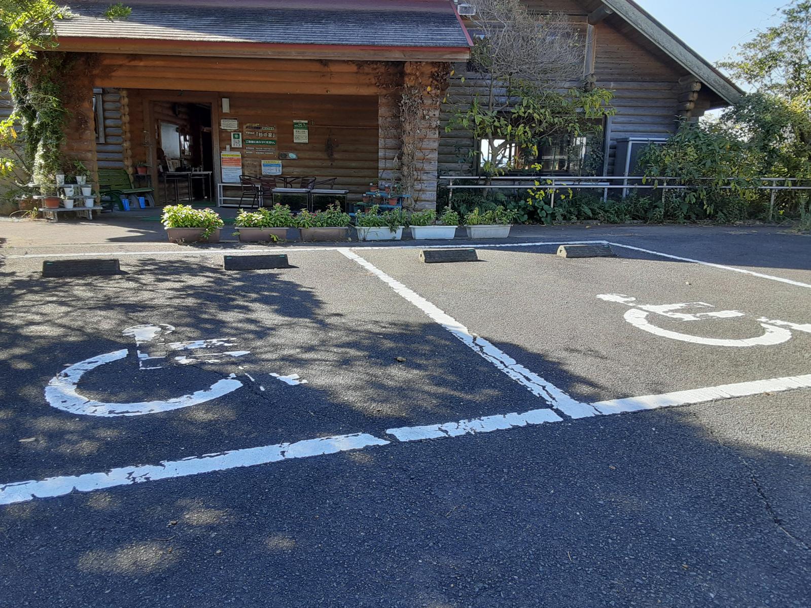 大淀川水辺の楽校駐車場の障がい者対応駐車場-1