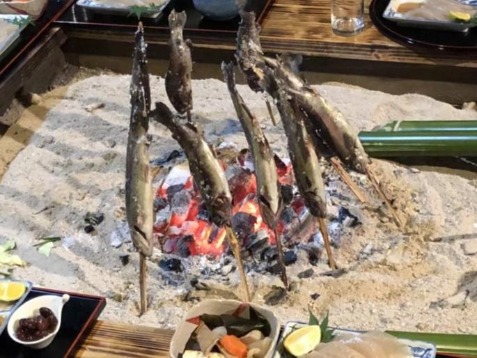 ニジマスの塩焼き体験-0