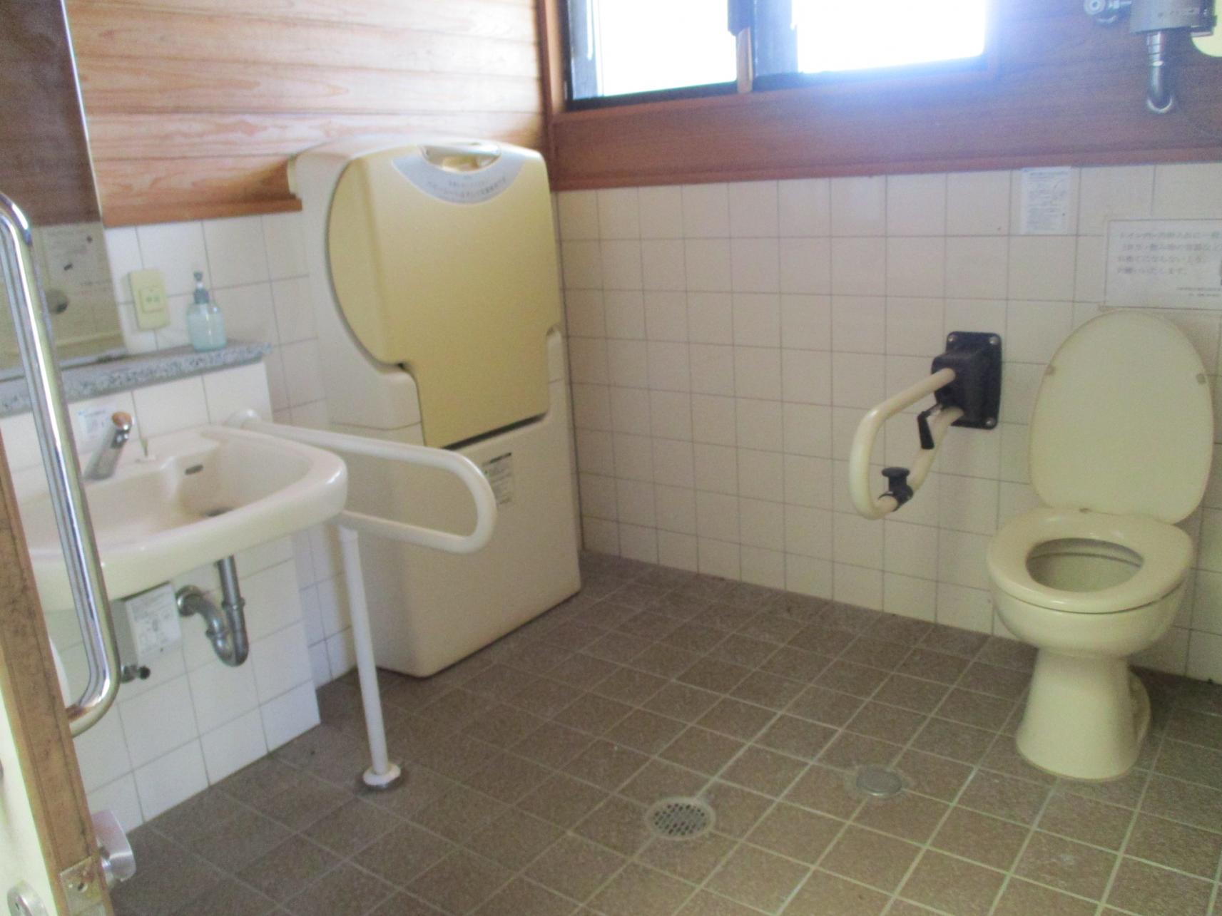 木の花ドーム西側の多目的トイレ内部（トイレ3）-7