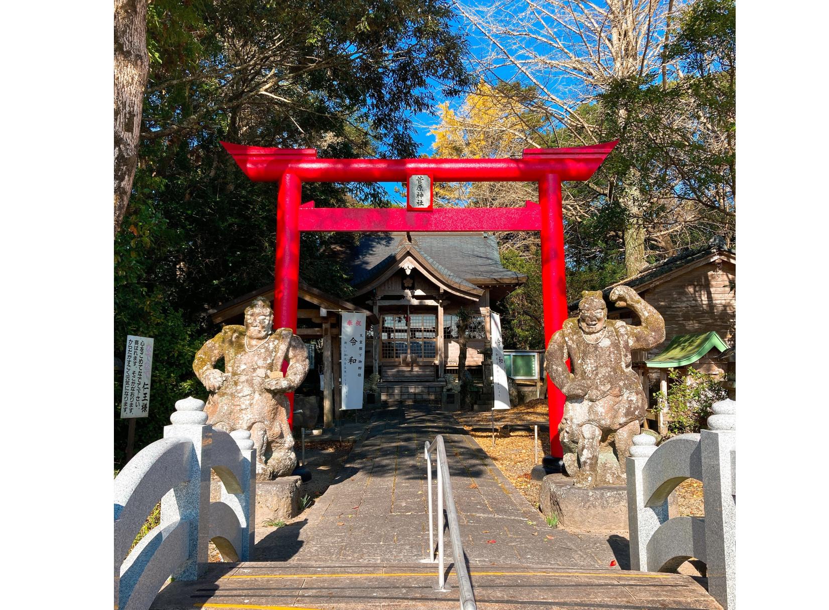 菅原神社（西川北・水流）-2