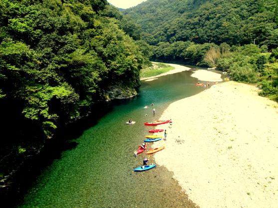 奇跡の清流「小川」でカヌーツーリング-3