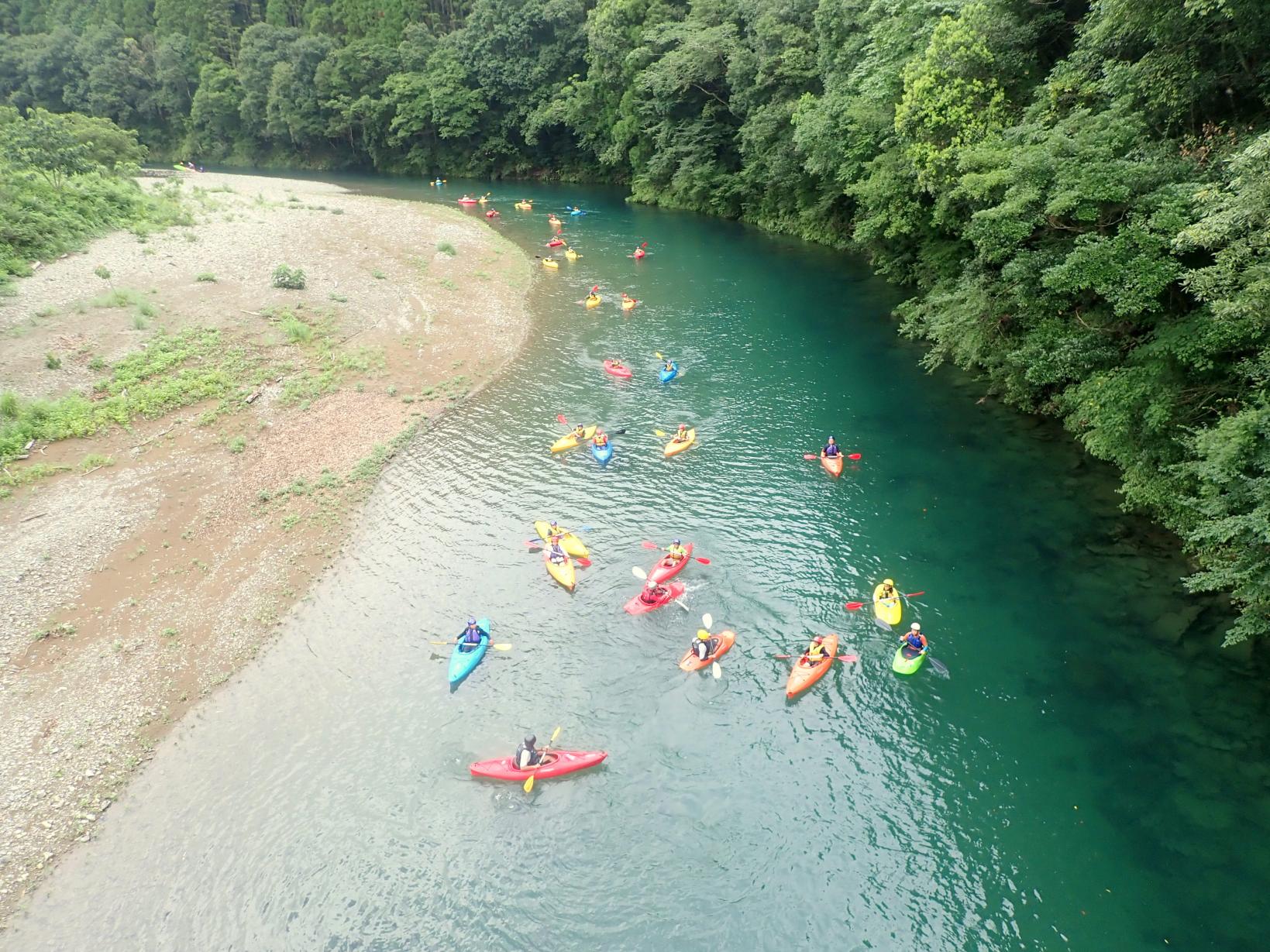 奇跡の清流「小川」でカヌーツーリング-1