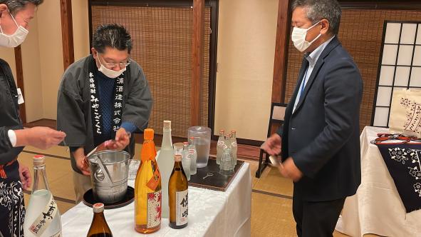 大浦酒造メーカーズディナー（in 常盤荘）-1