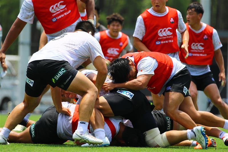 ラグビー日本代表合宿