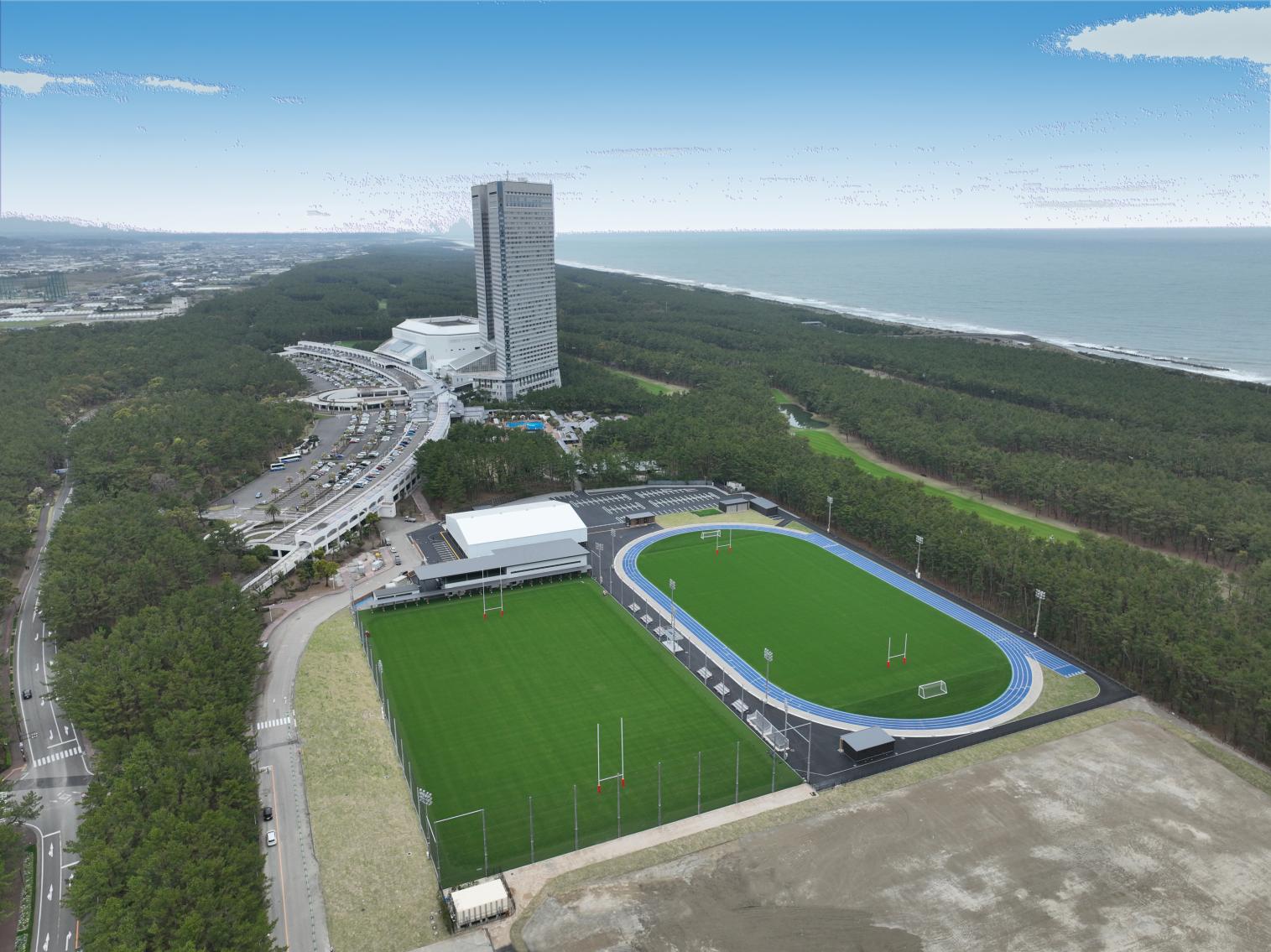 アミノバイタル®トレーニングセンター宮崎（空撮）