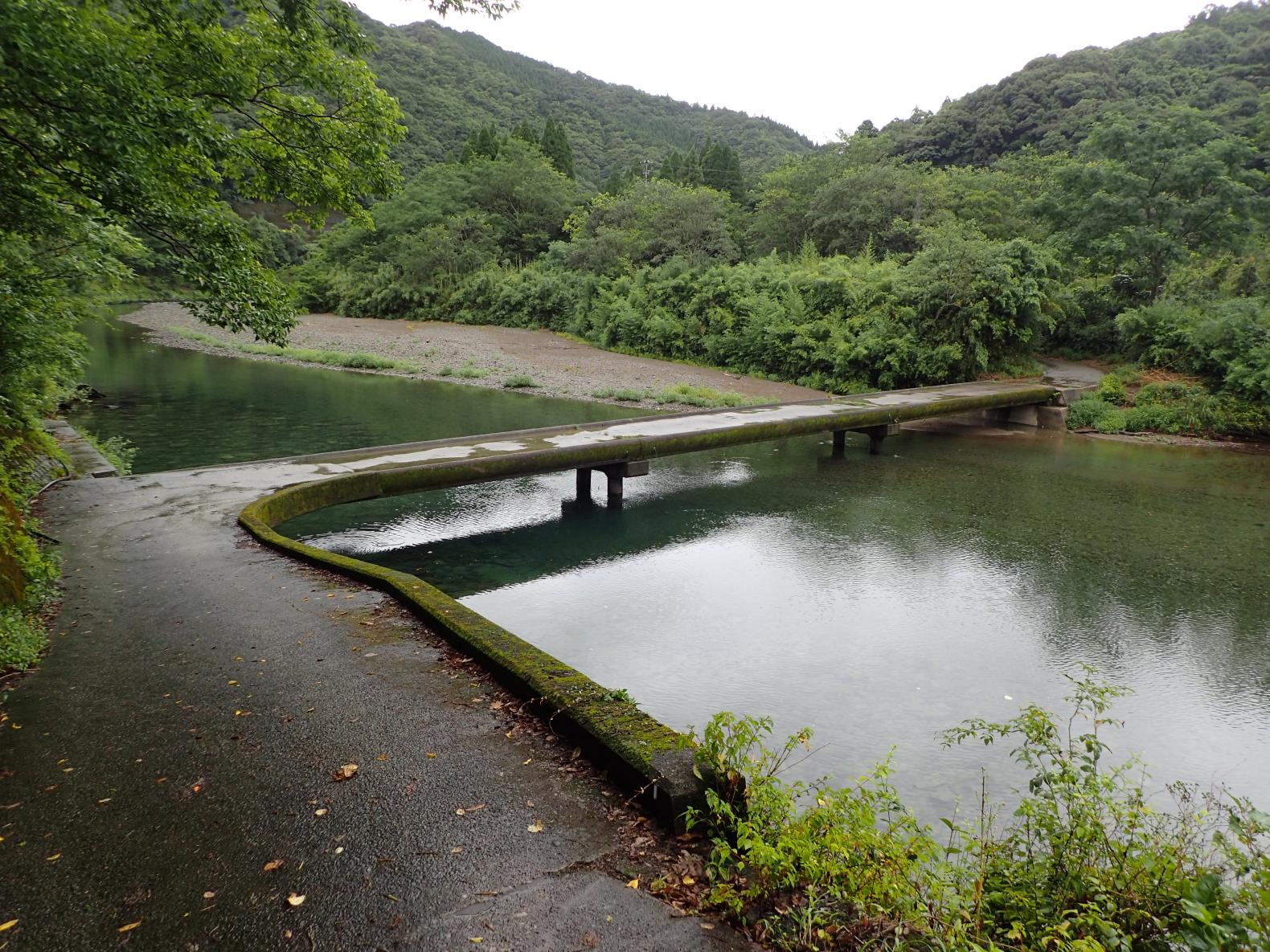 北川管内の沈下橋（潜水橋）-4