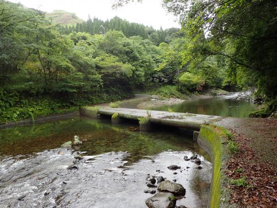 北川管内の沈下橋（潜水橋）-2